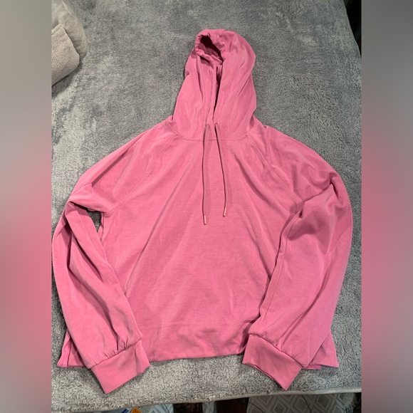 Athleta Tops - Athleta pink hoodie medium